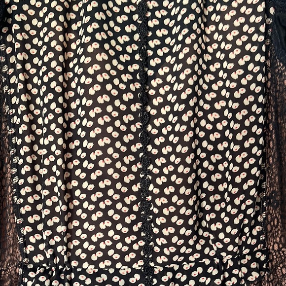 Elegant Black and Brown Lace Dress - Picture 7 of 9